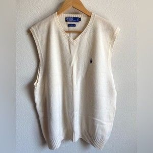 Polo Ralph Lauren 100% lambs wool vest sz xl